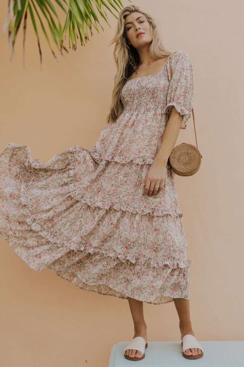 Floral Maxi Dress - Modest Woman ...